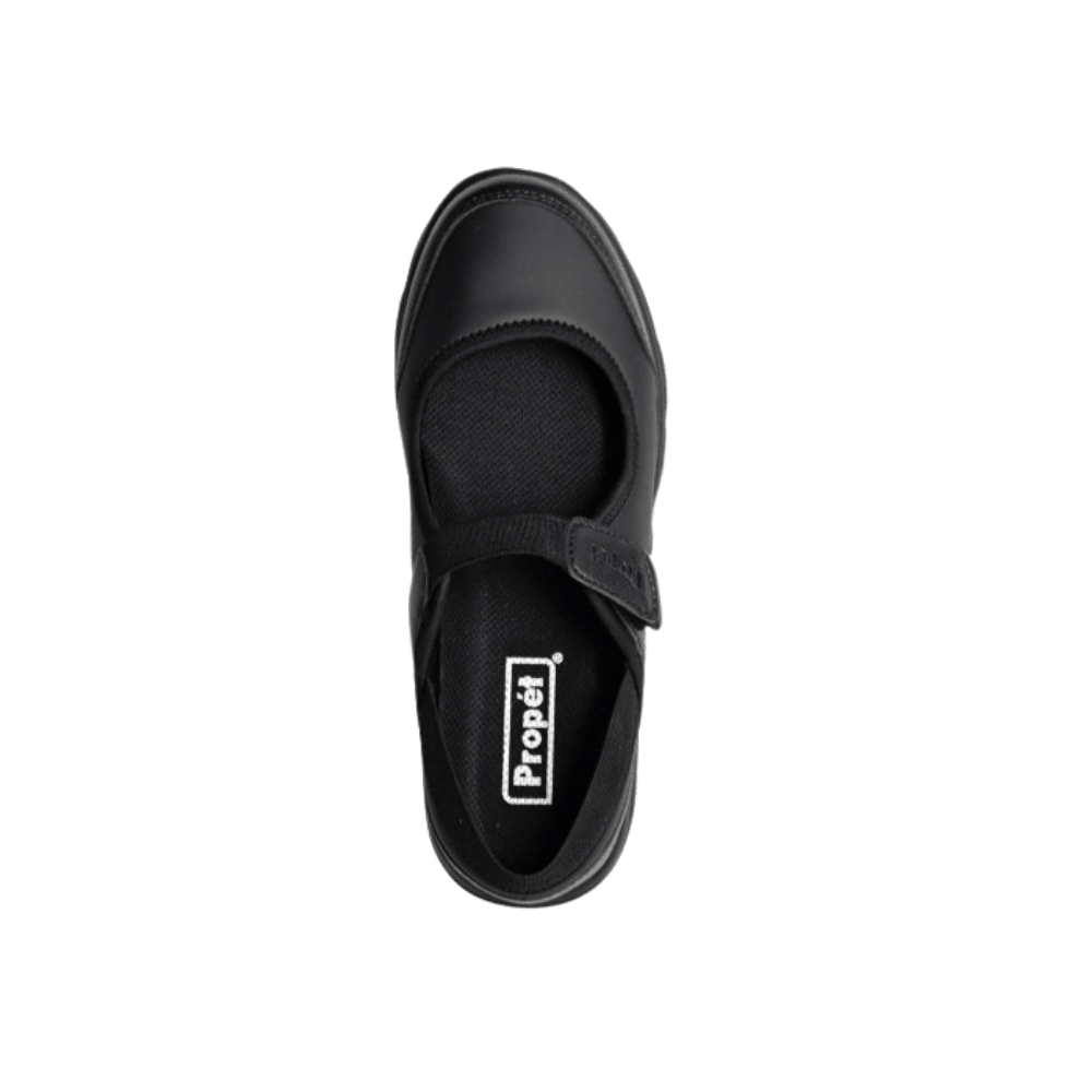 Propét Women's Onalee Mary Jane Flat - Black & Navy 5