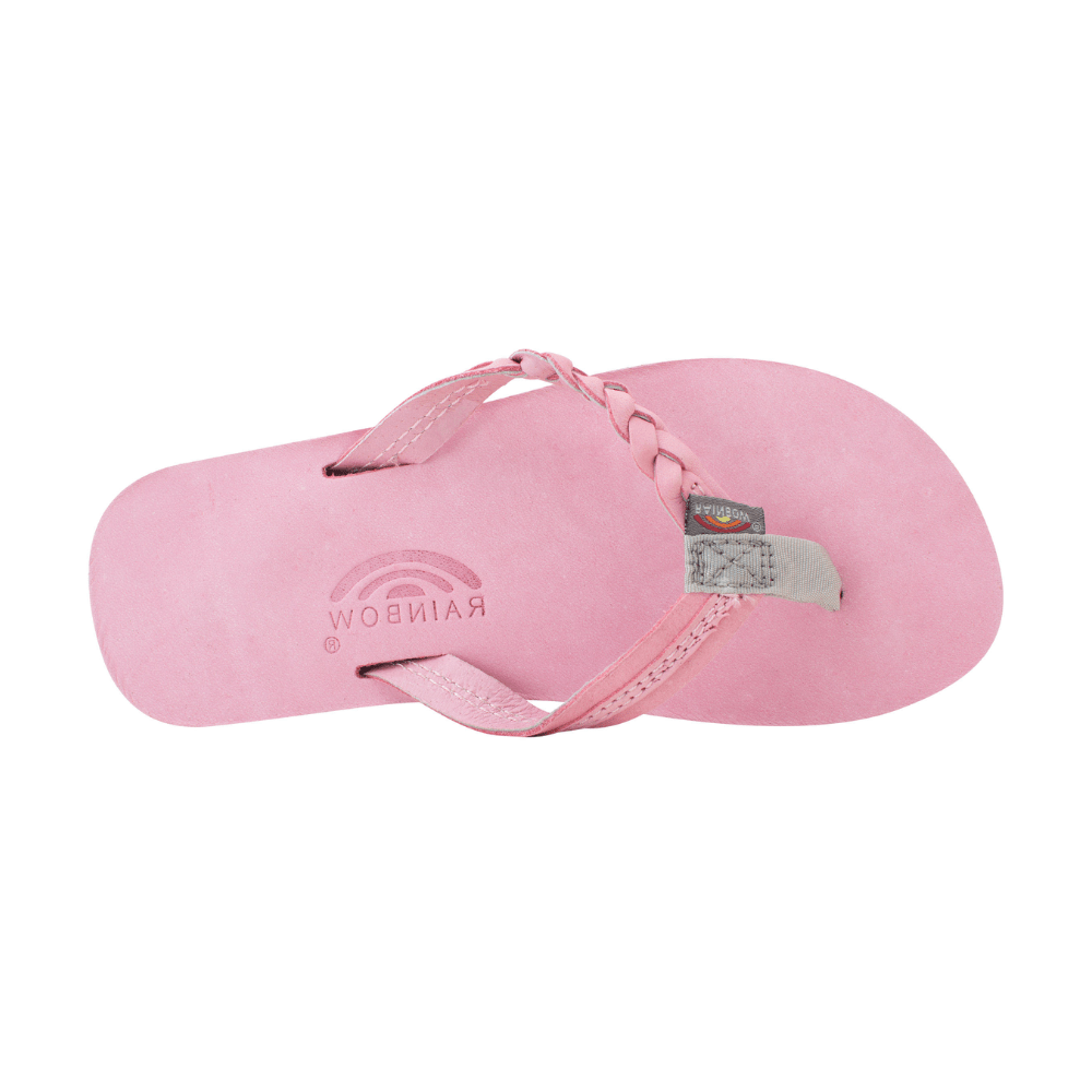 Rainbow Flirty Braidy Toddler & Kids Size Pink/Grey Sandals 101LTSFB 2