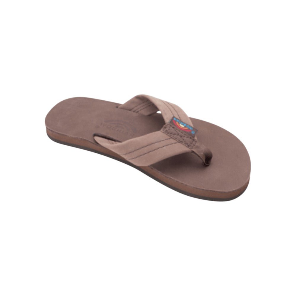 Rainbow Kids Premier Leather 1" Strap Sandal - Expresso 101LTS00 - EXPR 1