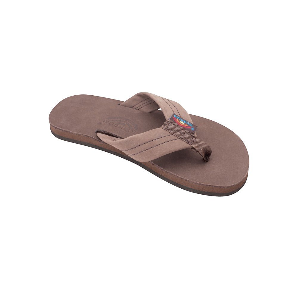 Rainbow Kids Premier Leather 1" Strap Sandal - Expresso 101LTS00 - EXPR 9