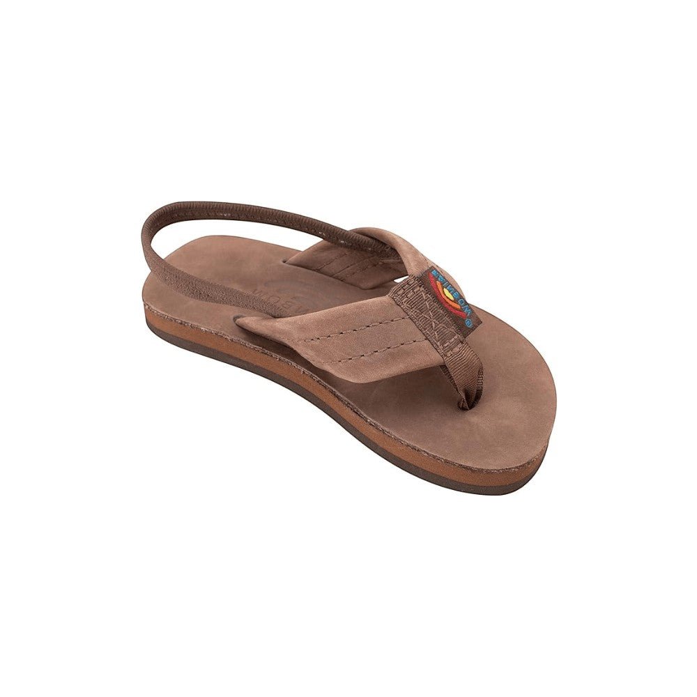 Rainbow Kids Premier Leather 1" Strap Sandal - Expresso 101LTS00 - EXPR 10