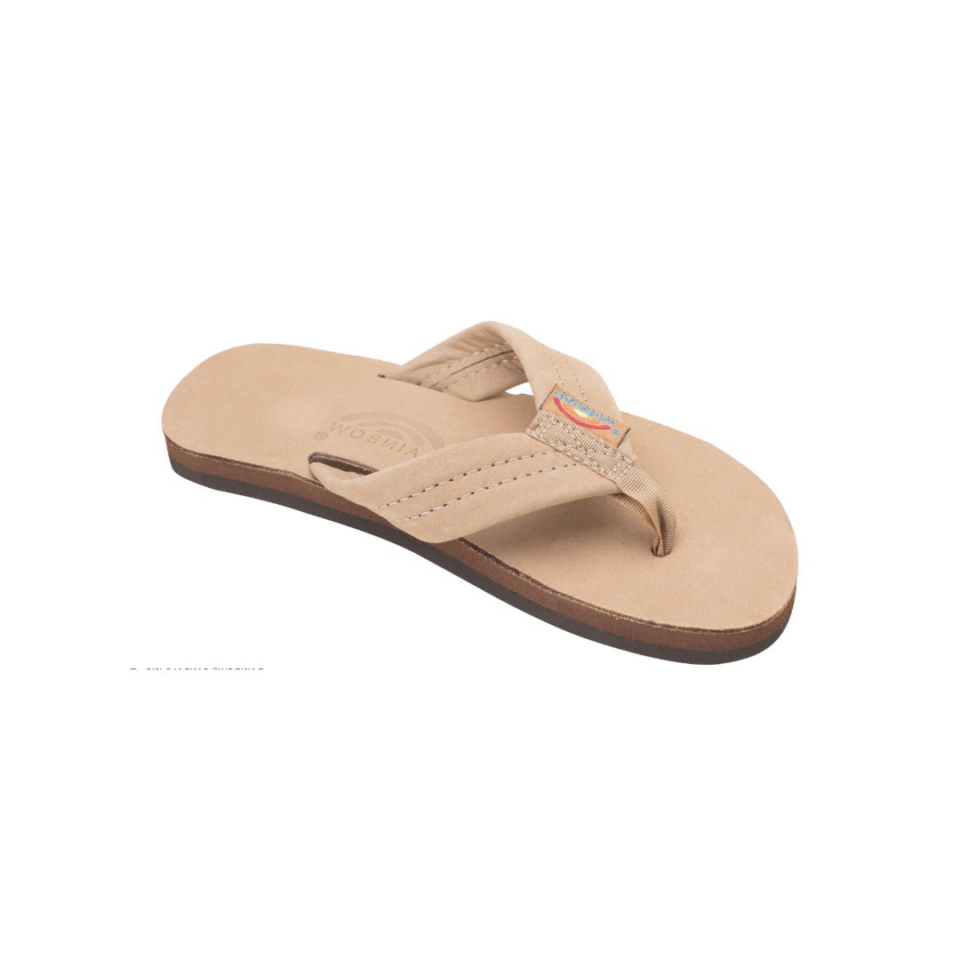Rainbow Kids Premier Leather 1" Strap Sierra Brown Sandal 1