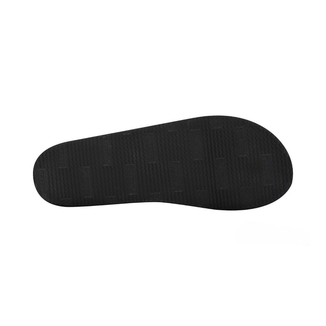 Rainbow Sandal Women's Wide Strap Double Layer Sandal - Black Classic Leather 2
