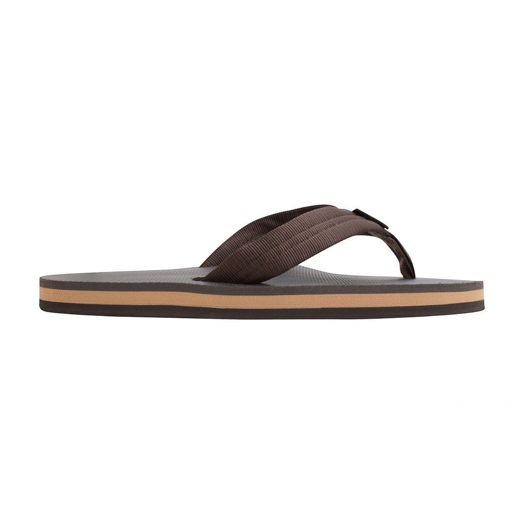 Rainbow Sandals Classic Rubber - Single Layer Soft Top 1" Nylon Strap - Brown 2