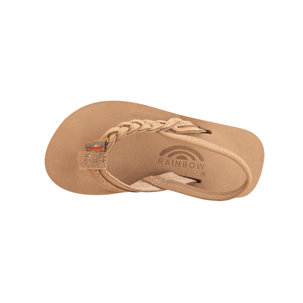 Rainbow Sandals Kid's Toddler - Flirty Braidy Sierra Brown Flipflop 4