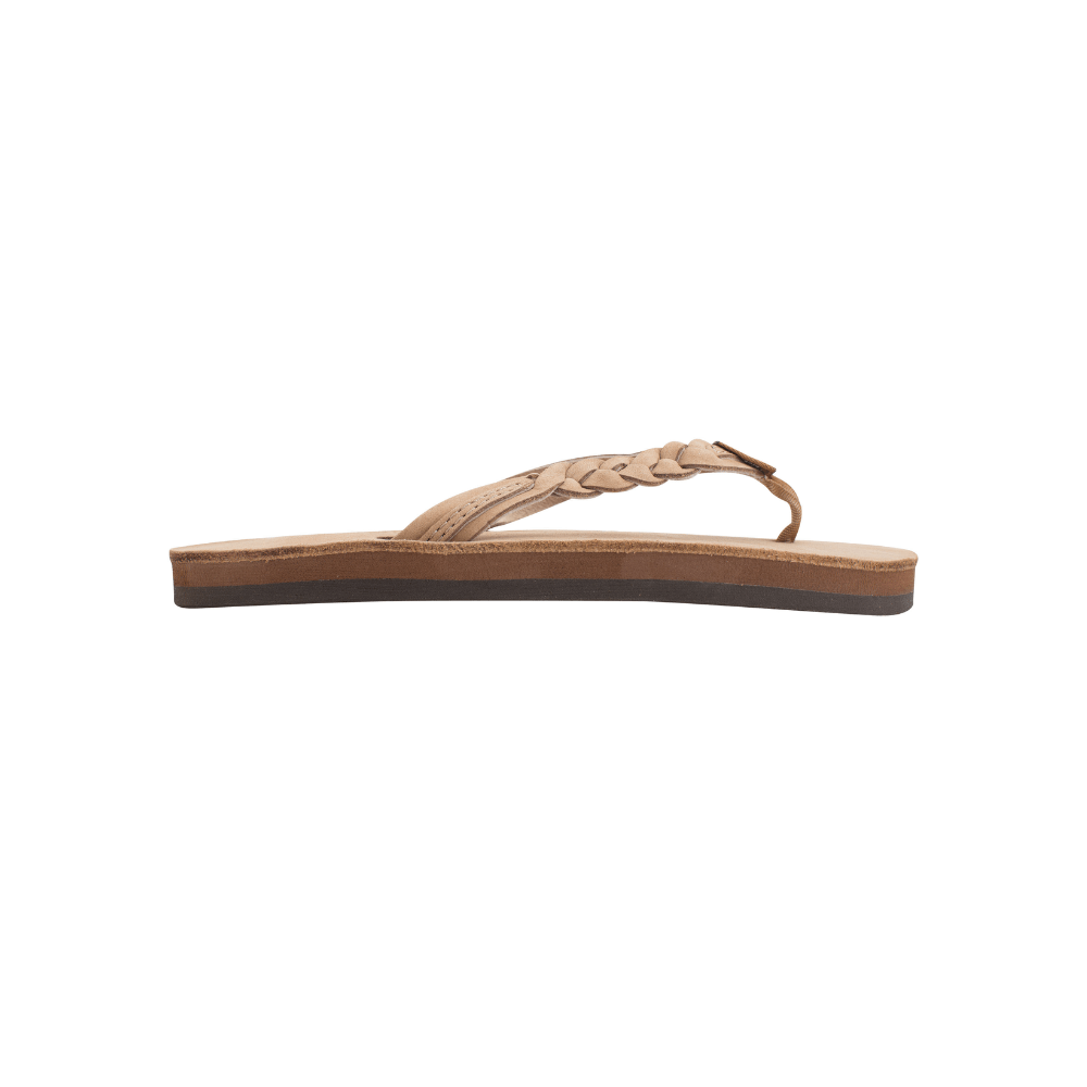 Rainbow Sandals Kid's Toddler - Flirty Braidy Sierra Brown Flipflop 2