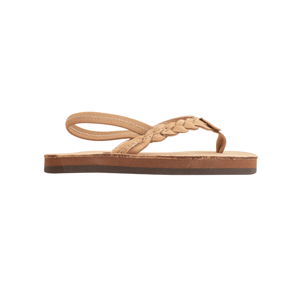 Rainbow Sandals Kid's Toddler - Flirty Braidy Sierra Brown Flipflop 2