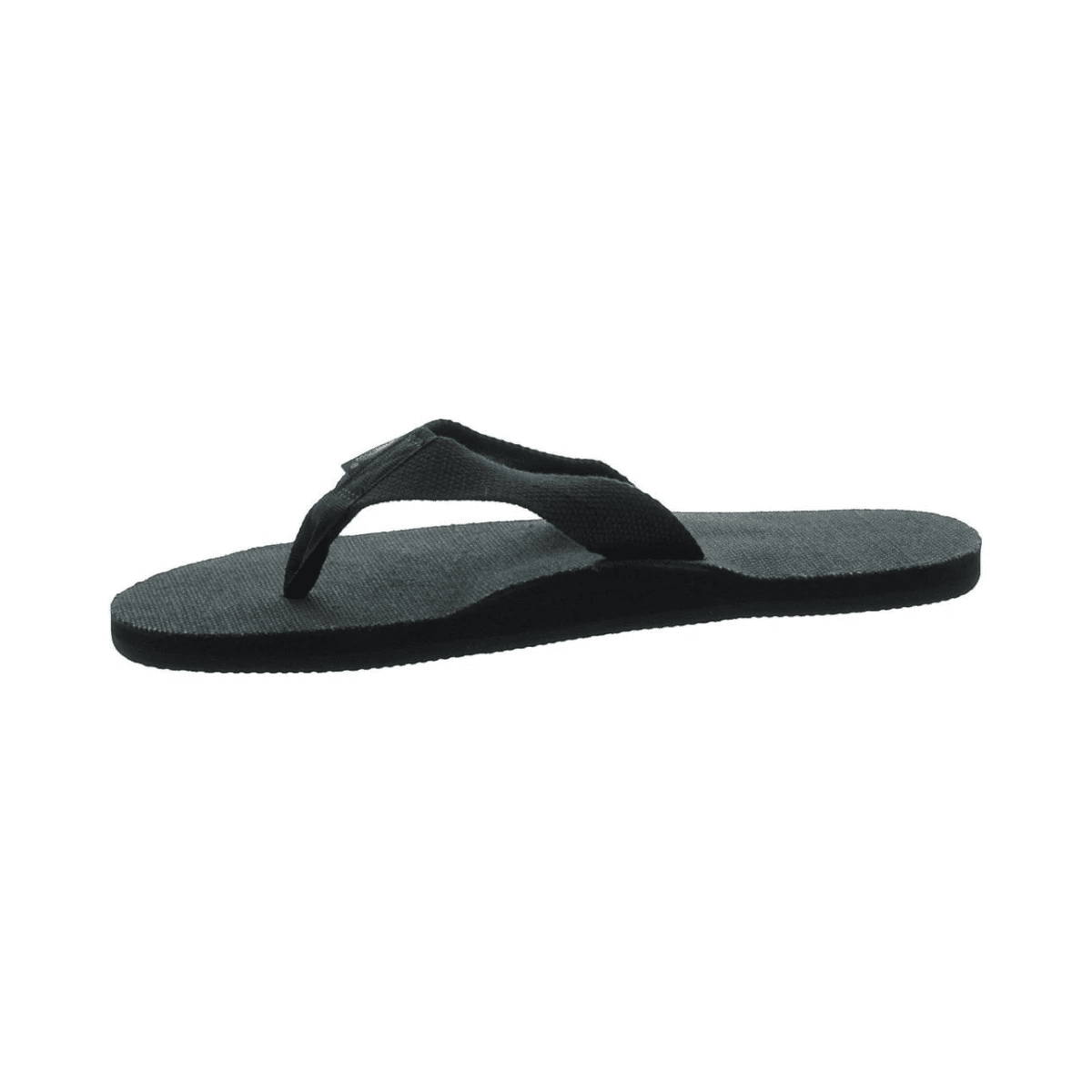 Rainbow Sandals Men's Hemp Single Layer Black Flipflop 4