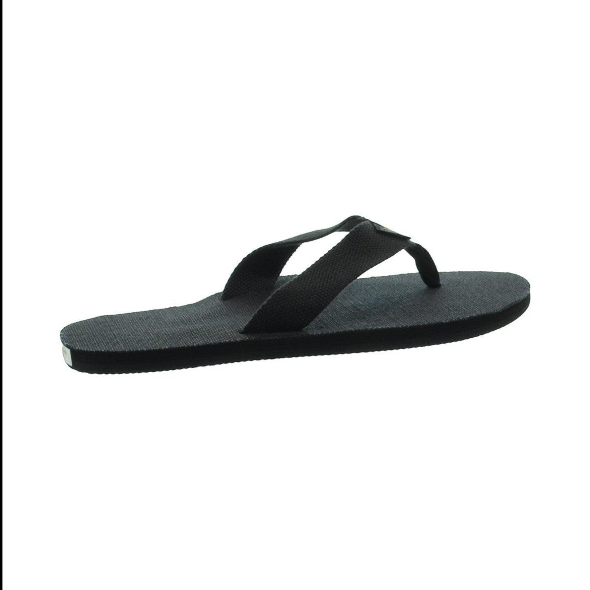 Rainbow Sandals Men's Hemp Single Layer Black Flipflop 8