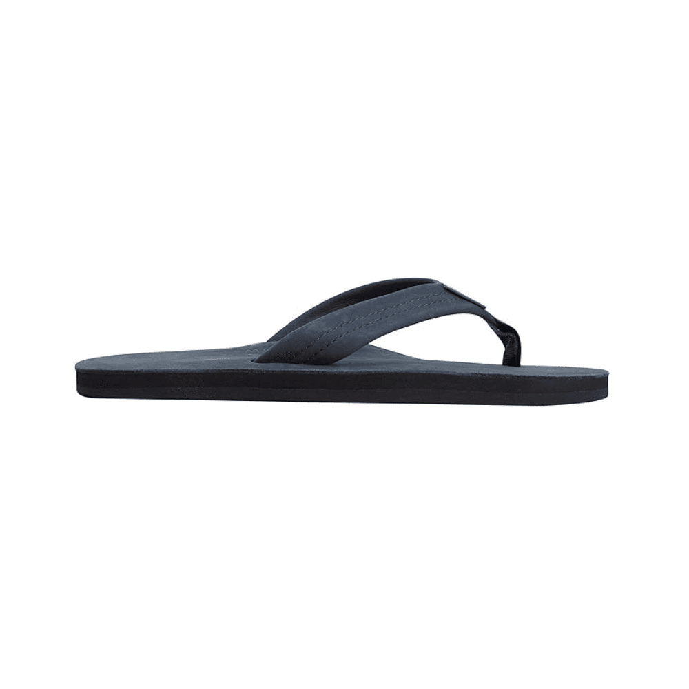 Rainbow Sandals Men's Premier Leather Single Layer Wide Strap with Arch Navy 2