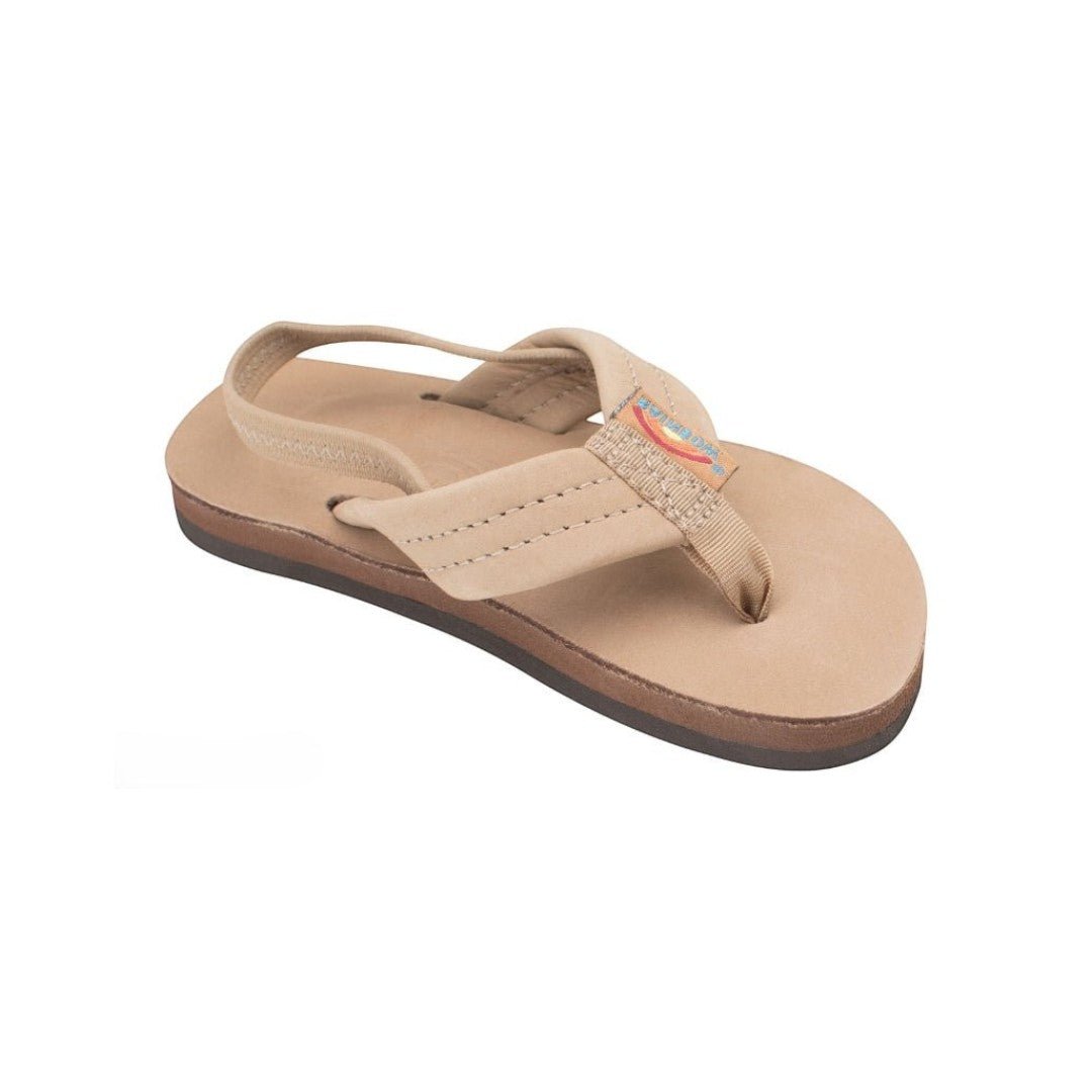 Rainbow Sandals Toddler's Premier Leather 1" Strap With Back Strap - Sierra Brown 1