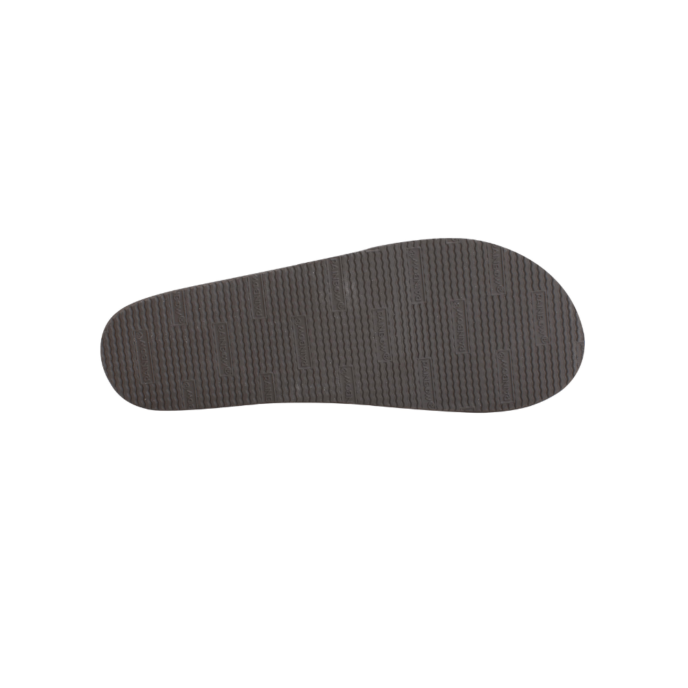 Rainbow Sandals Women's Arch Narrow Strap Double Layers Dark Brown Leather 5