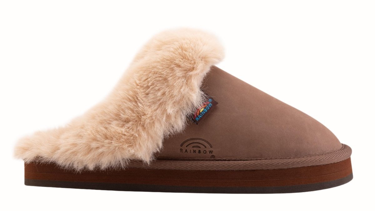 Rainbow Sandals Women's Sunset Snugs Premier Leather Expresso Slipper 3