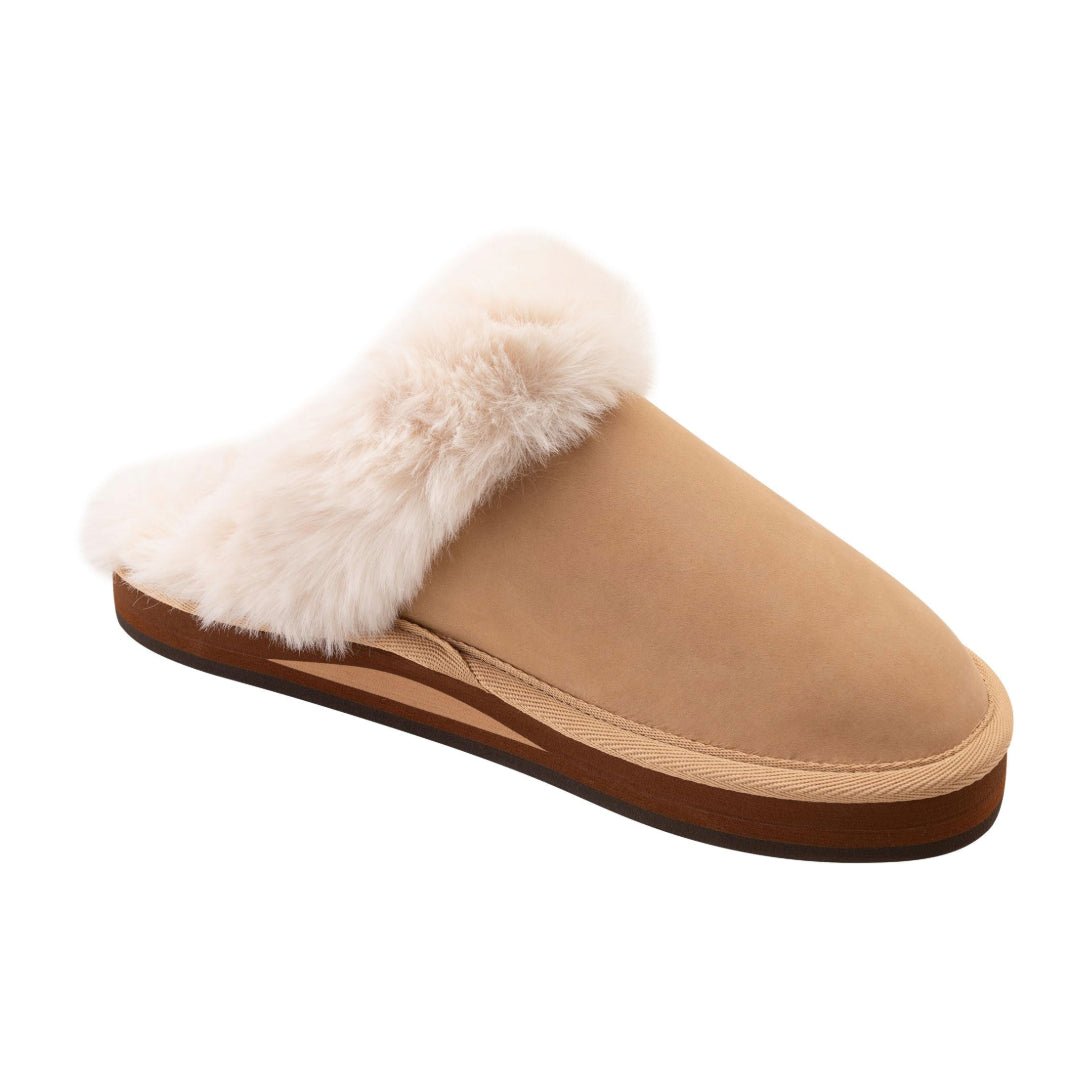 Rainbow Sandals Women's Sunset Snugs Premier Leather Sierra Brown Slipper 1