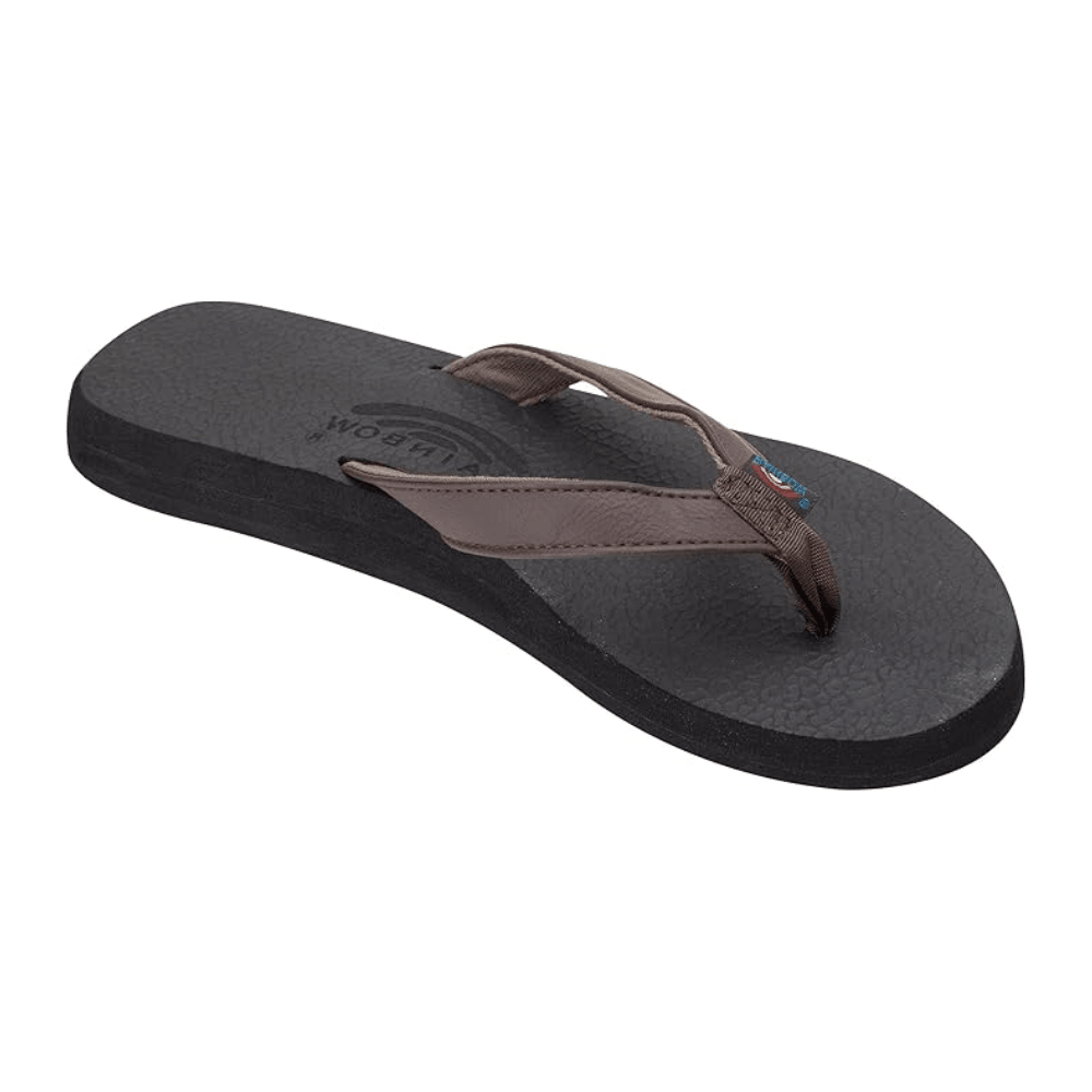 Rainbow The Cotton Black / Expresso Brown Soft Women's Flipflop Sandal 1
