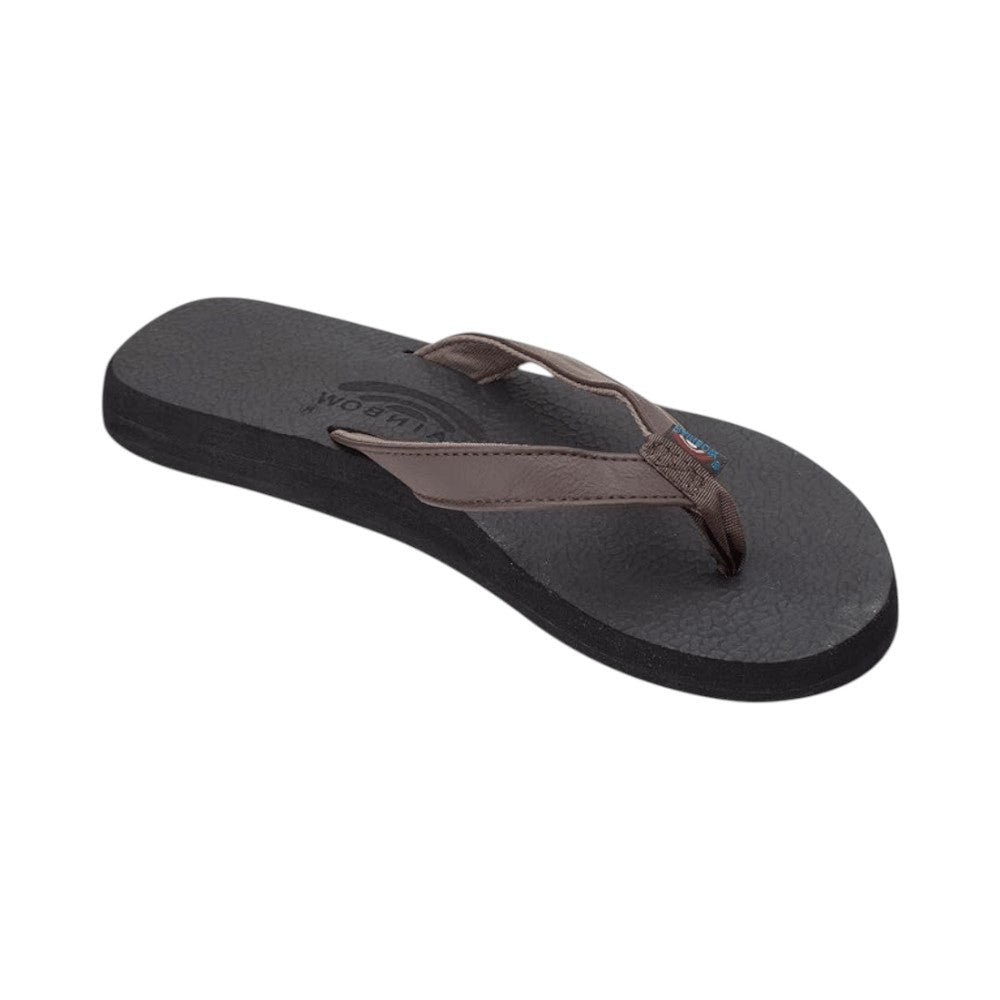 Rainbow The Cotton Black / Expresso Brown Soft Women's Flipflop Sandal 1