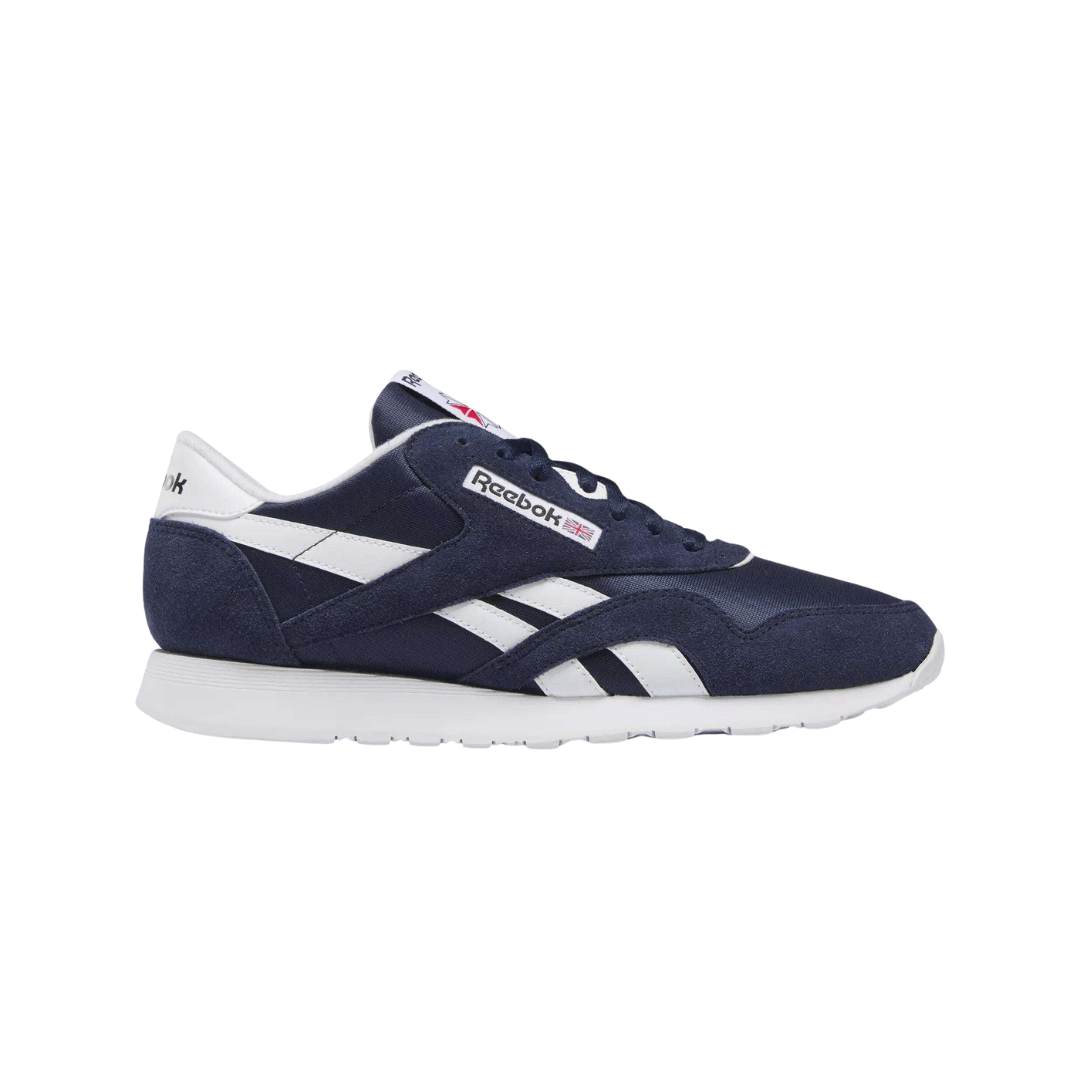 Reebok Men's Classic Nylon Shoes Vector Navy/Ftwr White 1