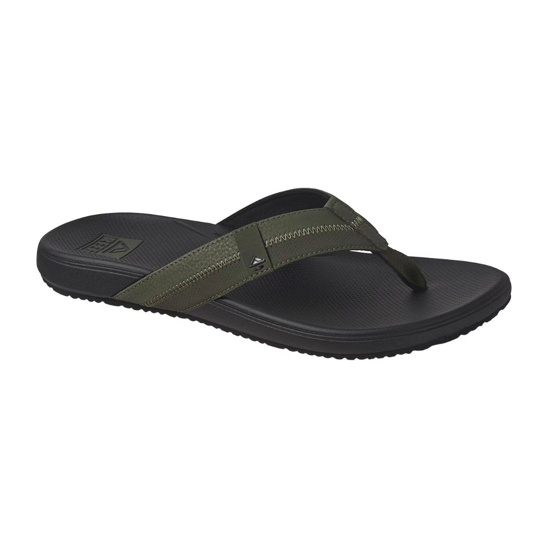 Reef Cushion Phantom Geo Olive Men's Flip Flop Sandal 1
