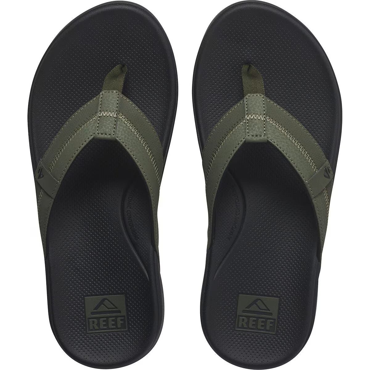 Reef Cushion Phantom Geo Olive Men's Flip Flop Sandal 3