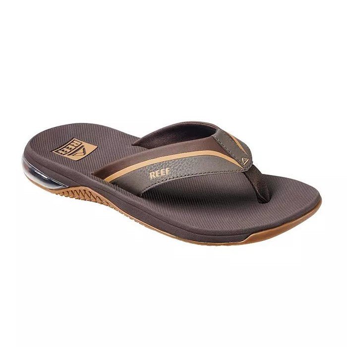 Reef Men's Anchor Brown / Gum Flipflop Sandal 1