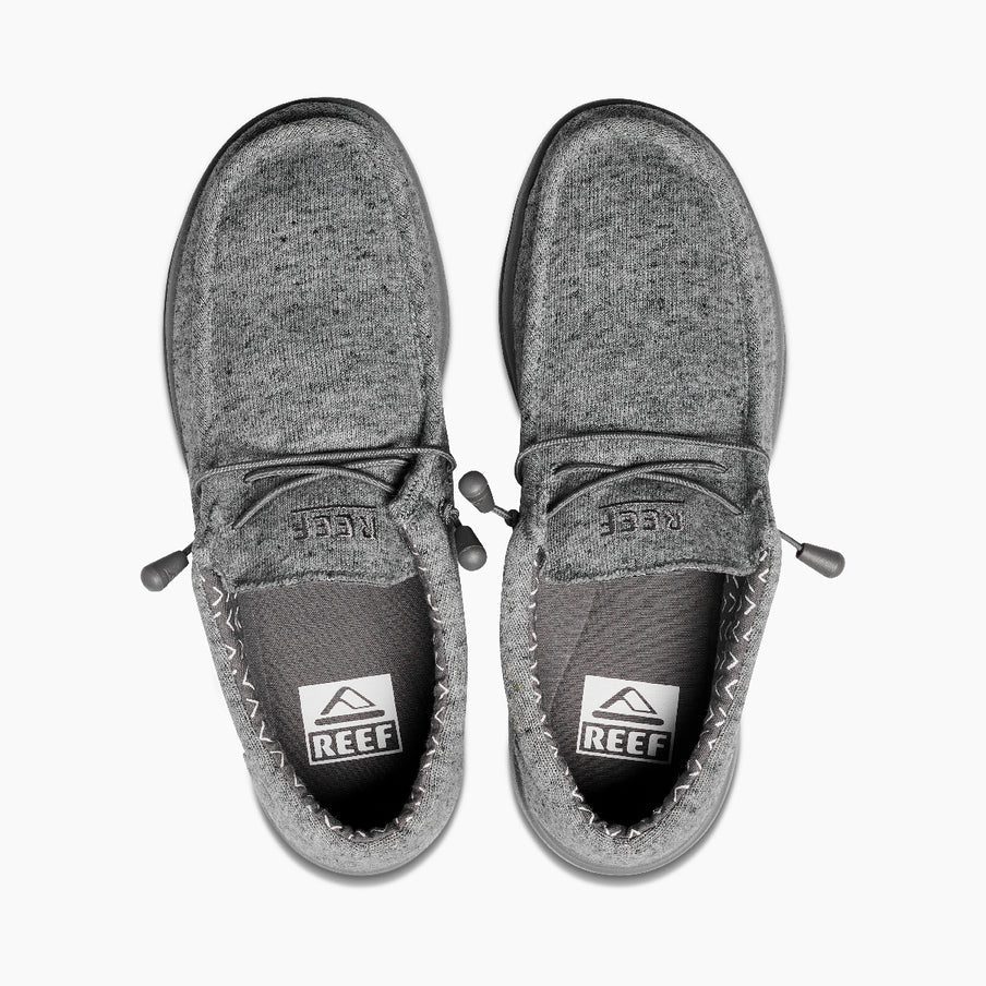 Reef Men's Cushion Coast Slip - On Shoe Light Gray – Lightweight Comfort with Memory Foam 4
