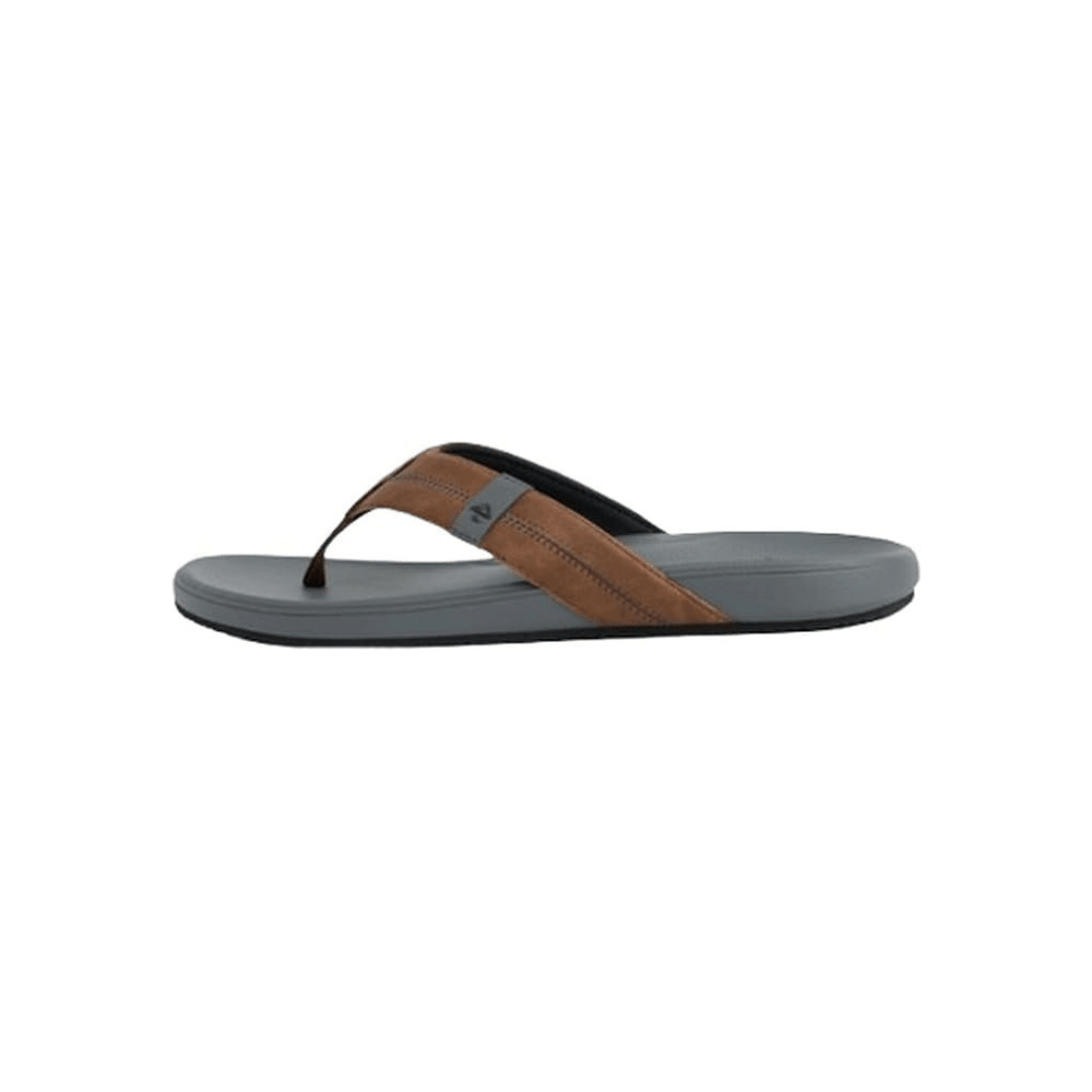 REEF Men’s Cushion Phantom 2.0 Flip-Flops – Tan / Grey 6