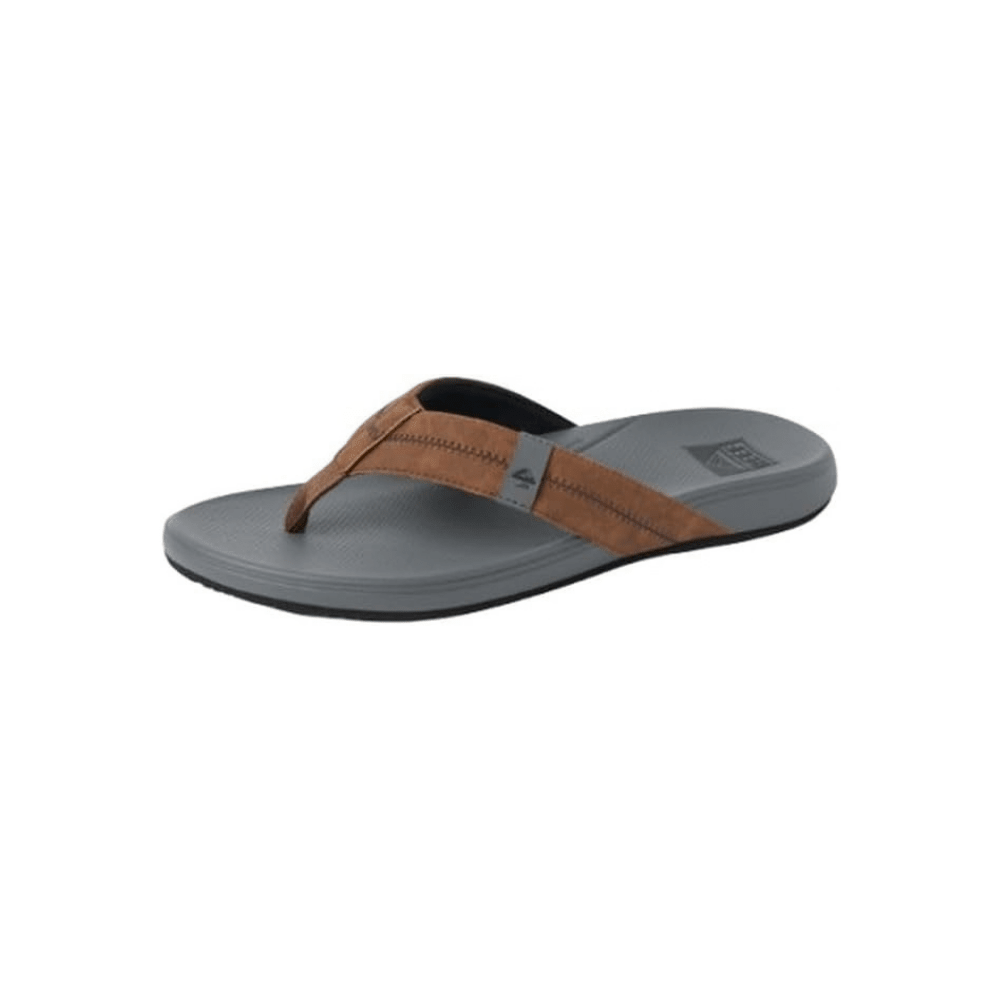 REEF Men’s Cushion Phantom 2.0 Flip-Flops – Tan / Grey 5