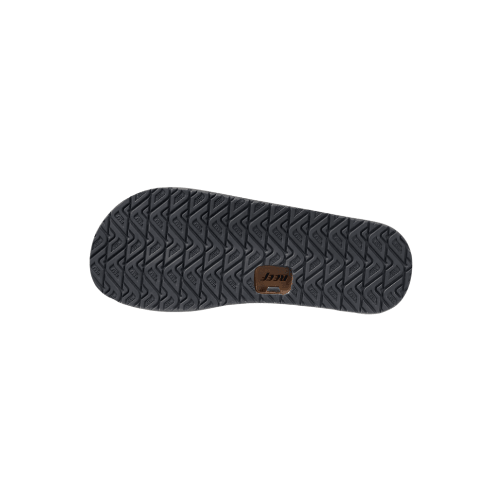 REEF Men’s Draftsmen Full Grain Leather Flip-Flops – Classic Brown 9