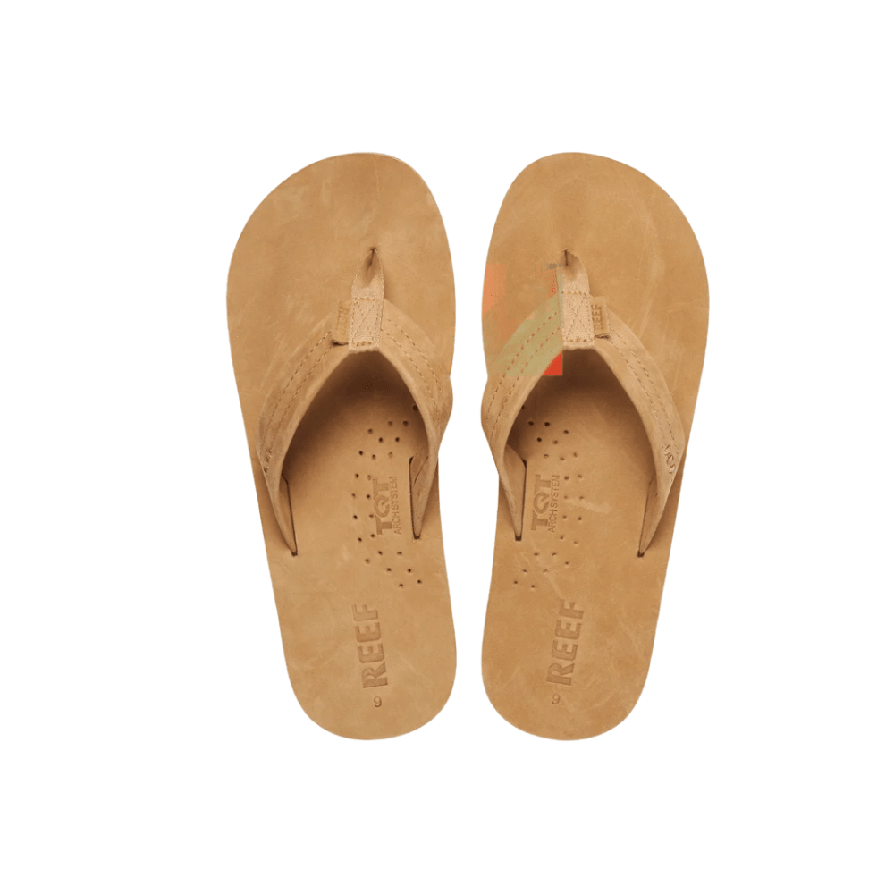 REEF Men’s Draftsmen Full Grain Leather Flip-Flops – Classic Tan 3