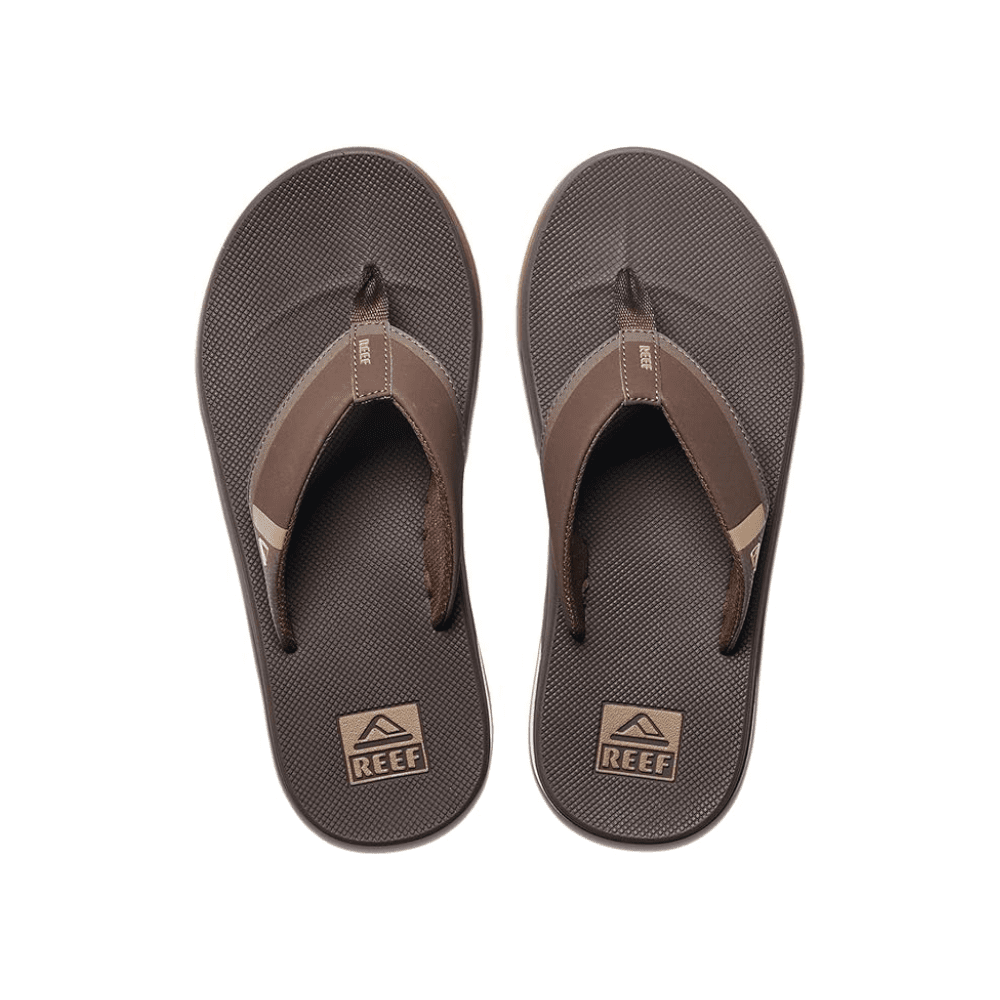 Reef Men's Fanning Bottle Opener Flip Flop Thong Sandal - Brown Low 3