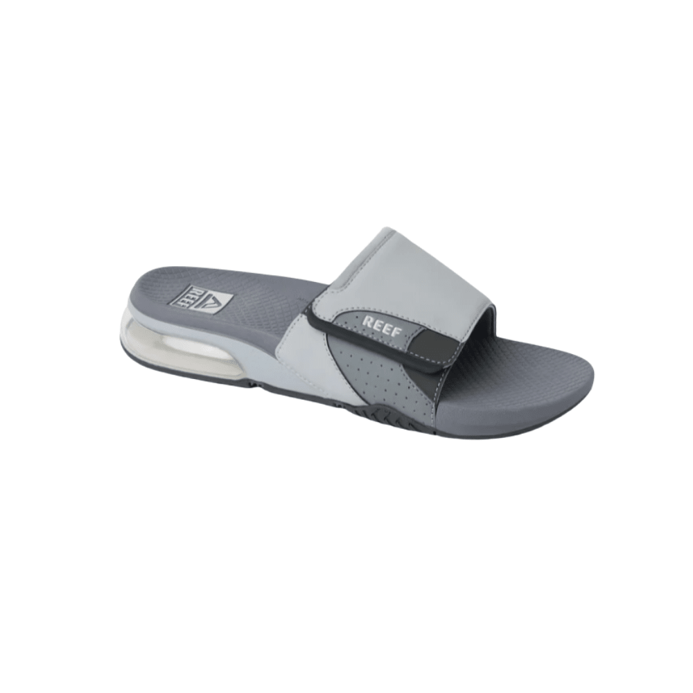 REEF Men’s Fanning Slide Water-Friendly Sandals – Grey 2