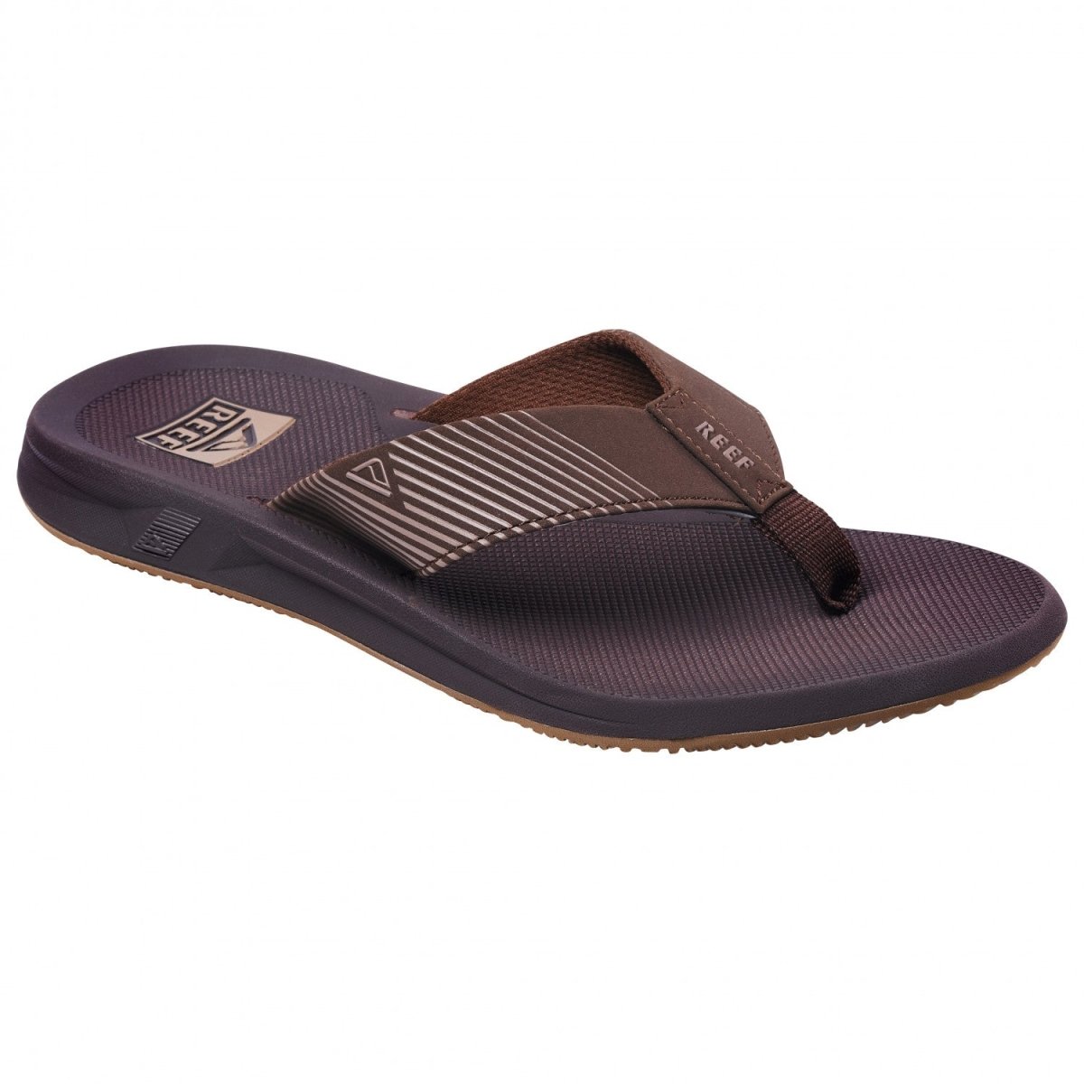 Reef Men's Phantom II Safari Brown Flip Flop Sandal 1