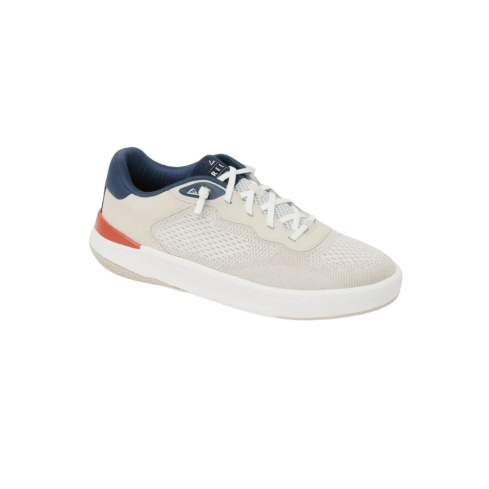 Reef Men's Shoreline Del Mar Breathable Knit Sneakers - Tan/White/Navy 2