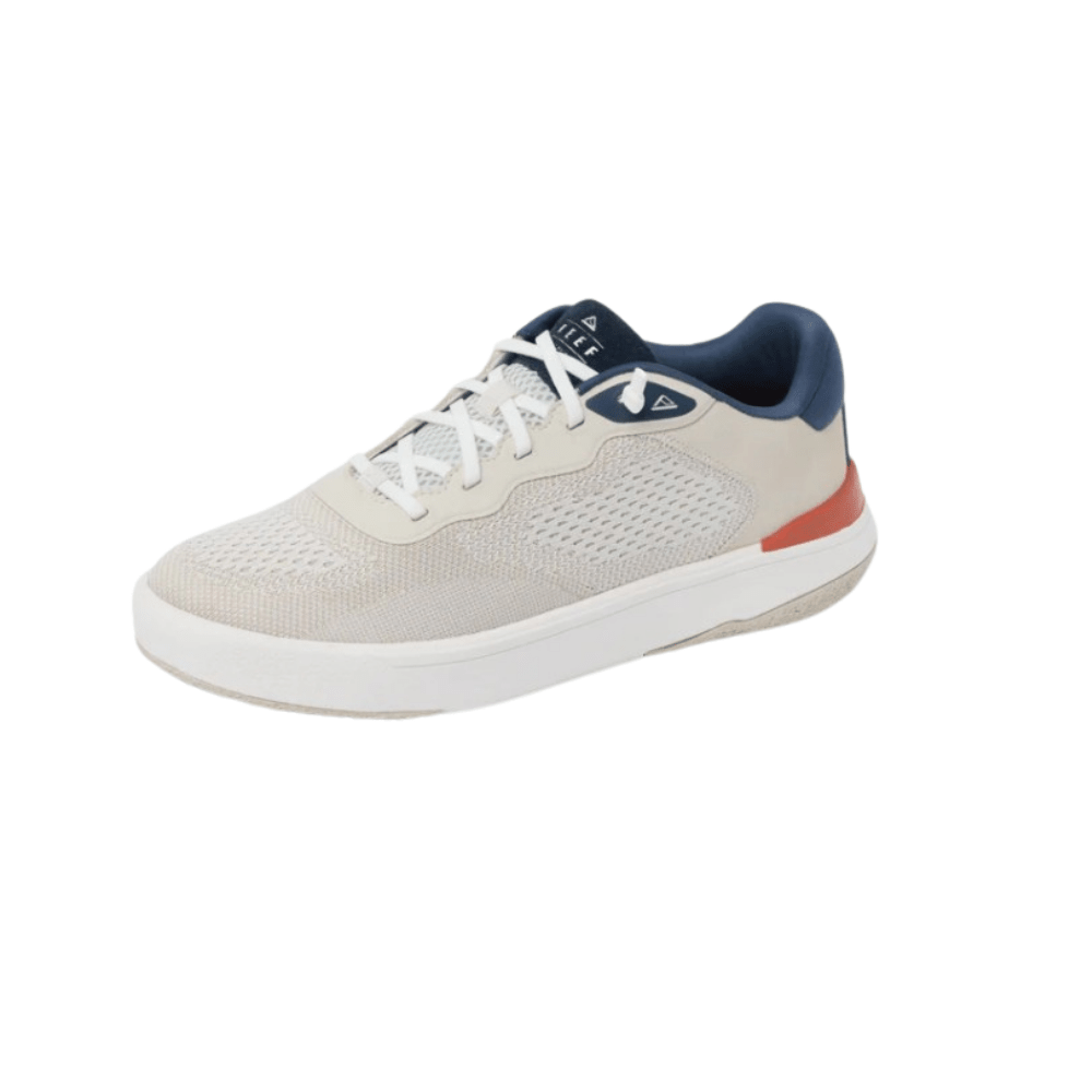 Reef Men's Shoreline Del Mar Breathable Knit Sneakers - Tan/White/Navy 5