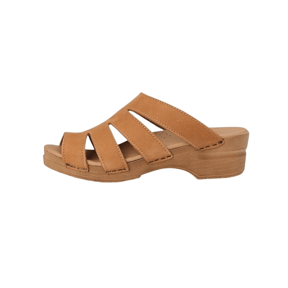 Sanita Monika Women’s Oil Leather Sandals – Chestnut 7