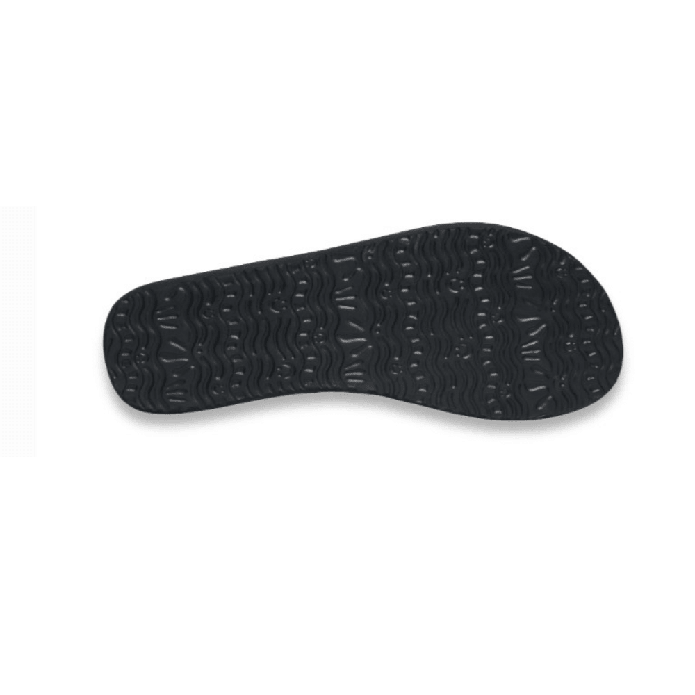 Sanuk Women's Yoga Joy II Flip Flop - Black Woven 5