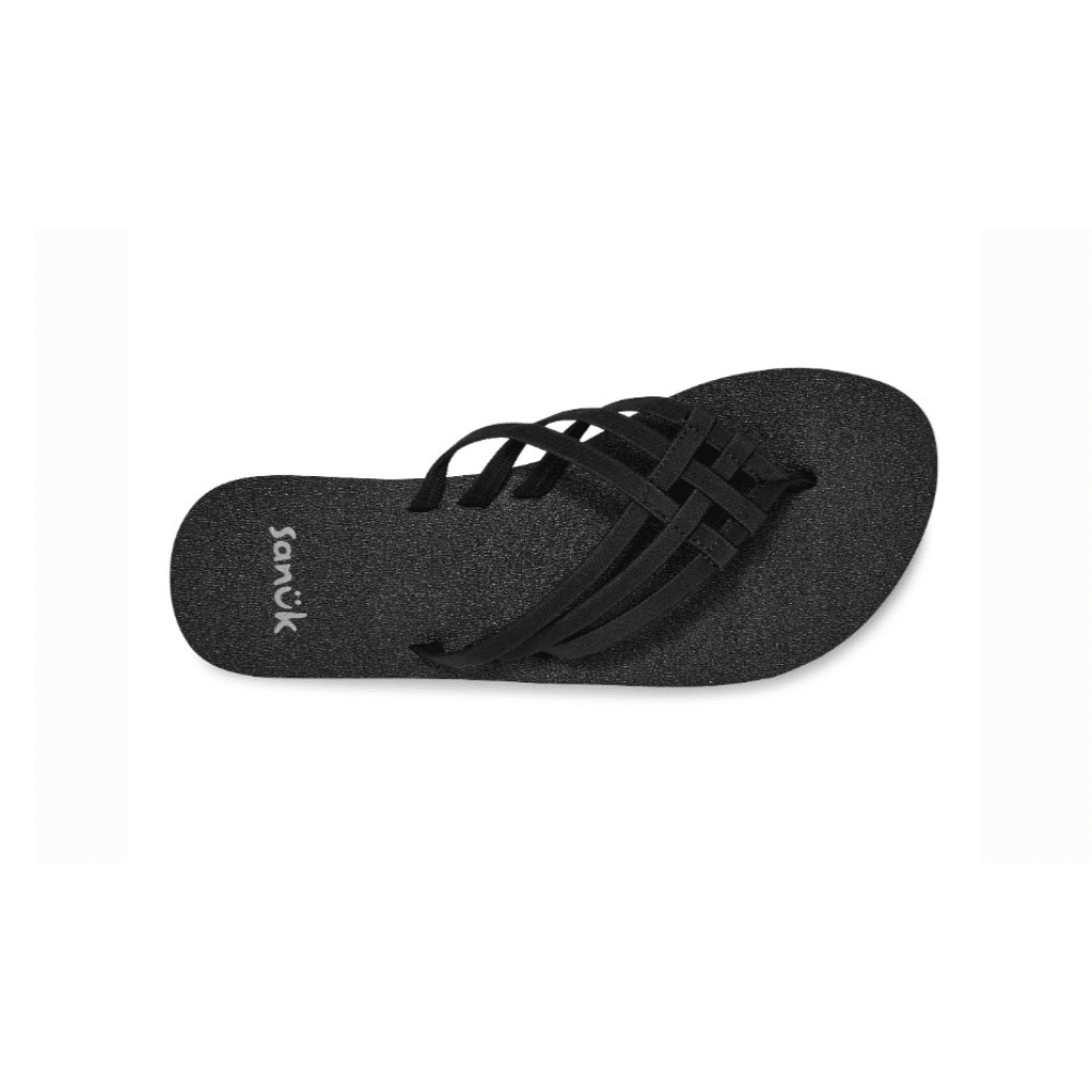 Sanuk Women's Yoga Sandy II Flip Flop - Black 3