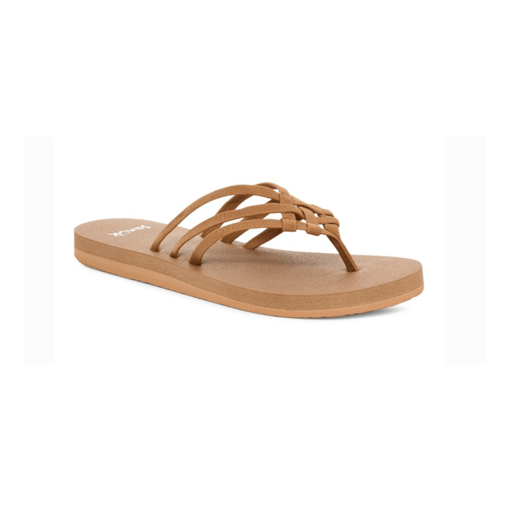 Sanuk Women's Yoga Sandy II Flip Flop - Tobacco Brown 2