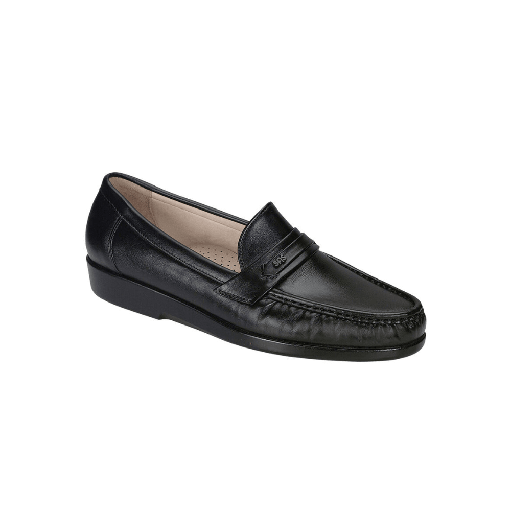 SAS Men's Ace Slip-On Leather Loafer - Black 2