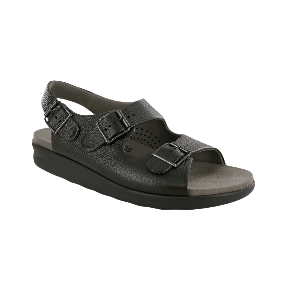 SAS Men's Bravo Heel Strap Sandal - Black 1