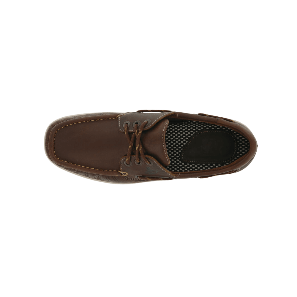 SAS Men's Decksider Lace-Up Boat Shoe - New Briar 2