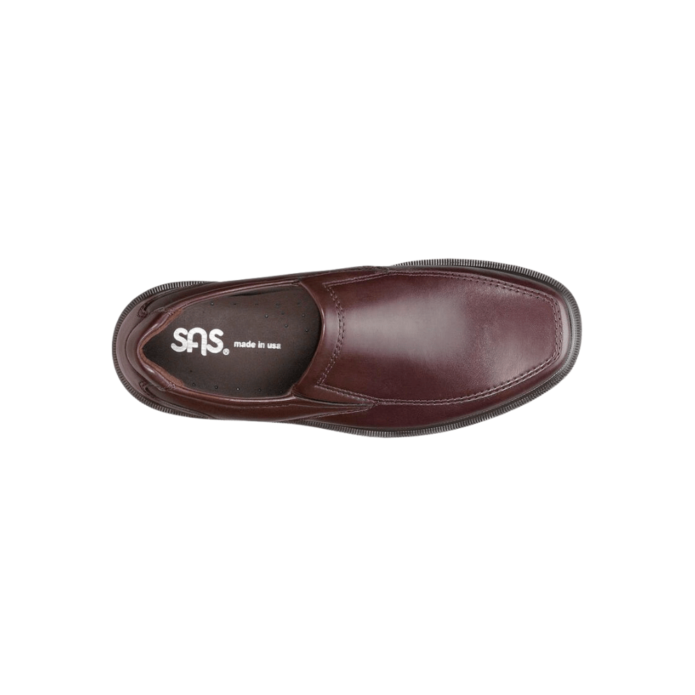 SAS Men's Diplomat Slip-On Loafer - Brown 6