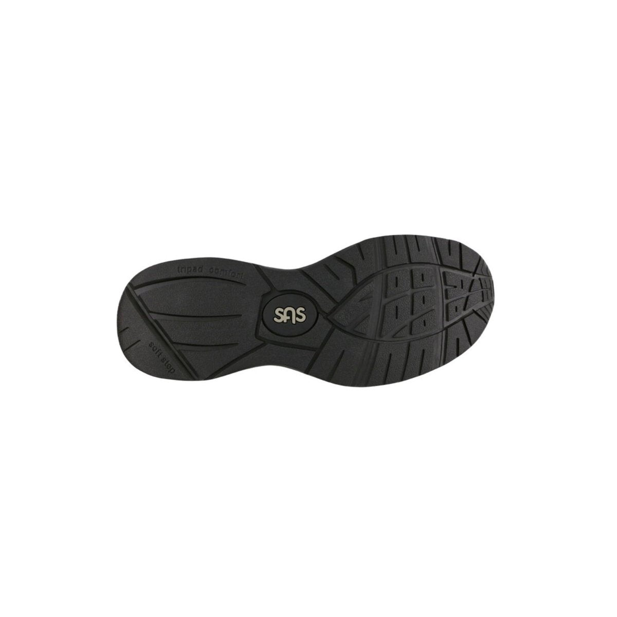 SAS Men's Journey Mesh Leather Active Walking Shoe – Black 6