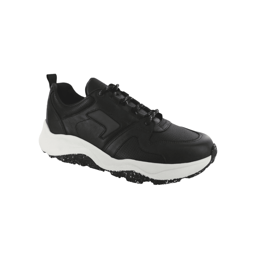 SAS Men's Low Country-Y Lace Up Sneaker - Black Perf 1