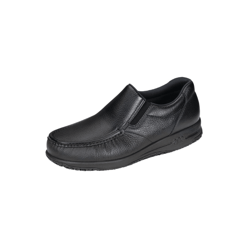 SAS Men's Navigator SR - Leather Slip On Loafer - Black 4