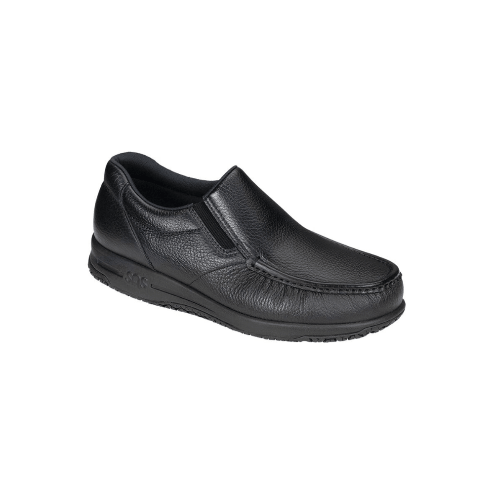 SAS Men's Navigator SR - Leather Slip On Loafer - Black 1