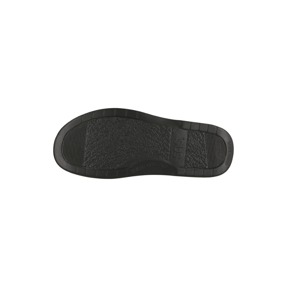 SAS Men's Side Gore - Leather Loafer - Black Smooth 6