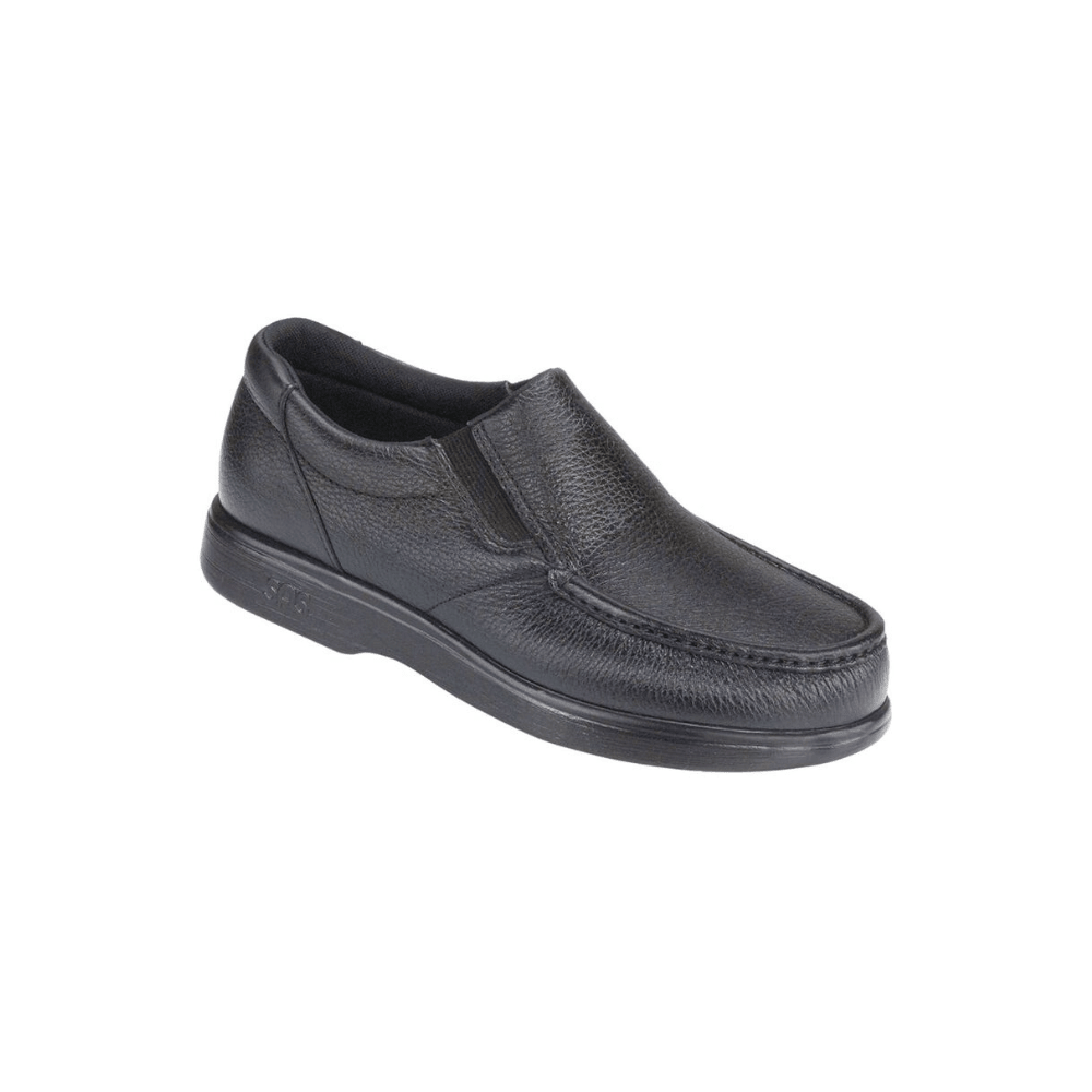 SAS Men's Side Gore - Leather Loafer - Black 1