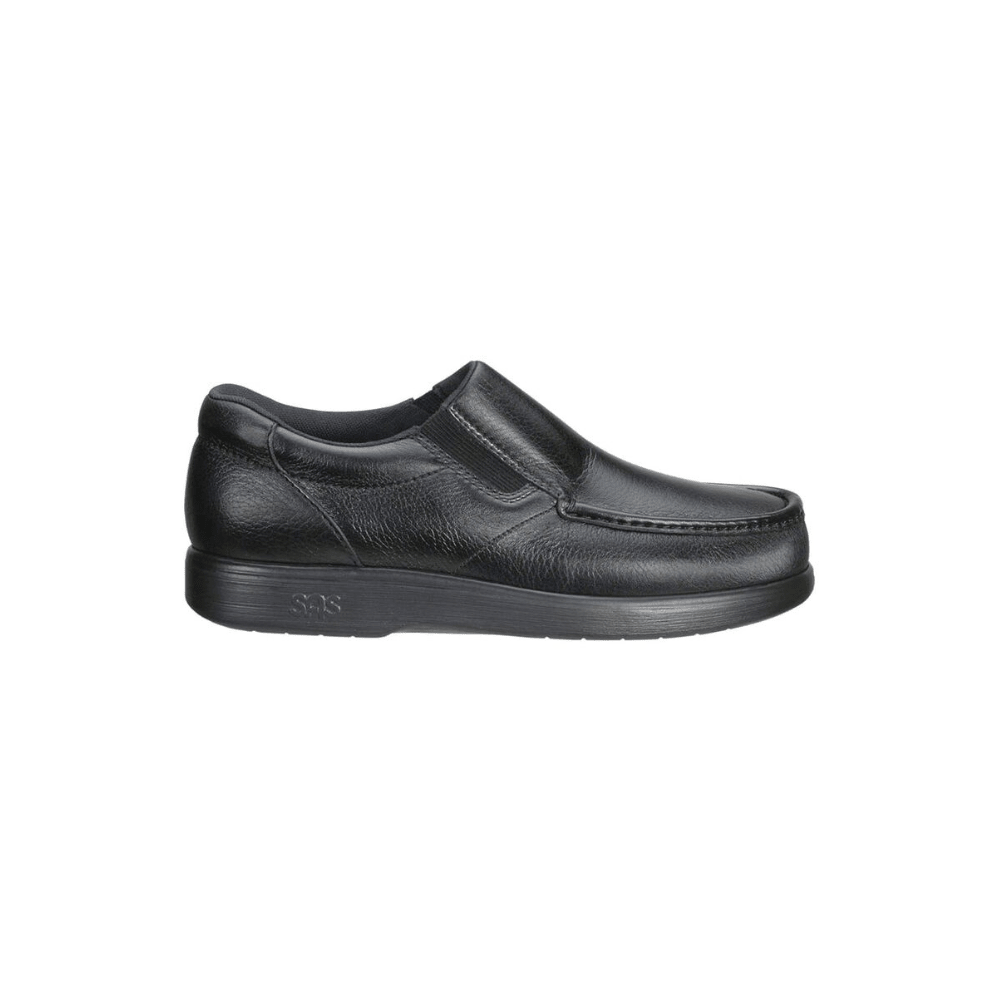 SAS Men's Side Gore - Leather Loafer - Black 5