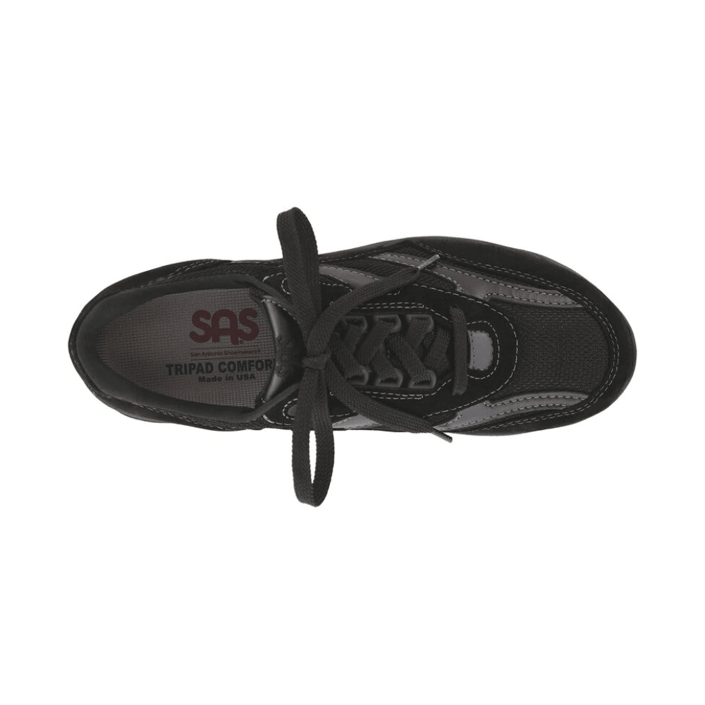 SAS Tour Mesh Women's Lace Up Sneaker, Black - XX Wide 6